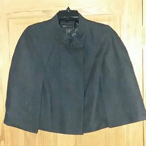 Wool cape jacket